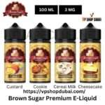 Brown Sugar 100ml Premium E-Liquid 3mg