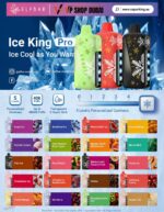 ELFBAR Ice King Pro 40000 Puffs 50mg Nicotine Ice control disposable vape