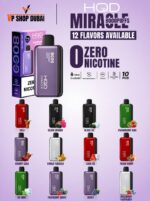 HQD Miracle 8000 Puffs Zero Nicotine (0mg) vape