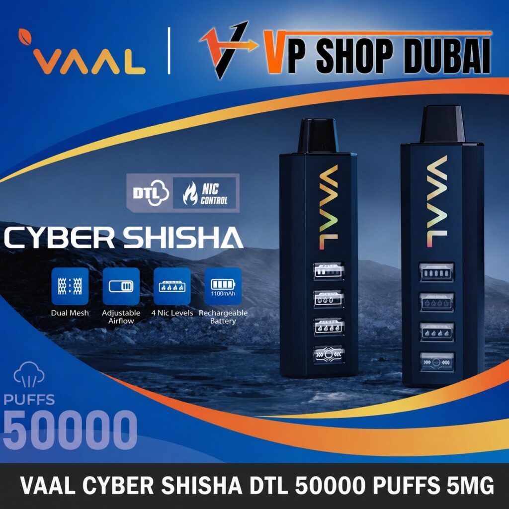 Vaal Cyber Shisha DTL 50000 Puffs 5mg Nicotine