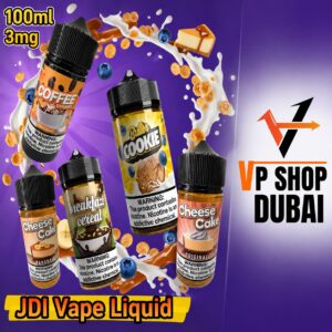 JDI 100ml Premium Vape Liquid 3mg Nicotine In The UAE