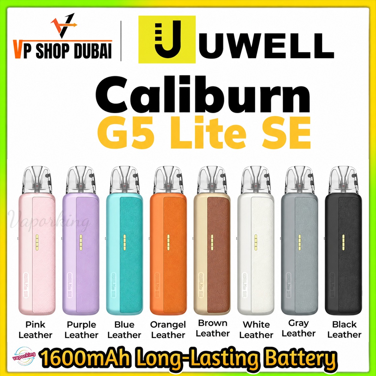 Uwell Caliburn G5 Lite SE Kit 35W 1600mAh 3ml in the UAE 1 Uwell Caliburn G5 Lite SE Kit 35W 1600mAh 3ml in the UAE