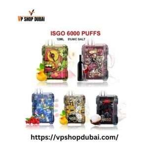 Isgo Drum Box 6000 Puffs 5% Disposable Vape in Dubai 1 ISGO Drum Box 6000 Puffs Disposable Vape