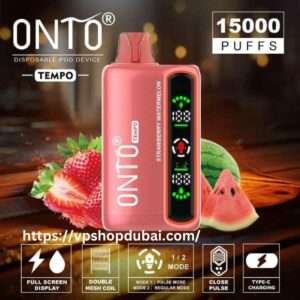 ONTO Tempo 15000 Puffs 5% Disposable Vape in Dubai. UAE 1 ONTO Tempo 15000 Puffs 5% Disposable Vape