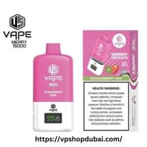 US VAPE MERRY 15000 Puffs 50MG Nicotine Disposable Vape in Dubai, UAE 1 US VAPE MERRY 15000 Puffs Disposable Vape