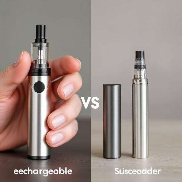 Rechargeable vs disposable vape comparison