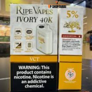 Ripe Vapes IVORY 40K Puffs Disposable Vape In UAE 1 Ripe Vapes IVORY 40K Puffs Disposable Vape