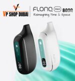 Flonq Max S 8000 Puffs Disposable Vape with rechargeable battery and mesh coil for smooth flavour and consistent performance