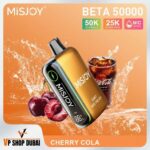 MISJOY Beta 50000 Puffs Disposable Vape Dubai UAE rechargeable high capacity vape device with premium design and flavors