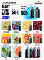 Waka Blast 50000 Puffs Disposable Vape with high-capacity battery and premium flavor options