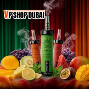 XTRA SULTAN 100K Puffs DTL Shisha 2mg Disposable Vape with high capacity battery and premium shisha flavors in Dubai UAE