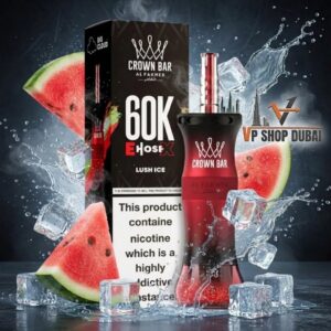 Al Fakher E Hose X 60000 puffs Crown Bar hookah disposable vape in Dubai