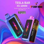 Tesla Bar XS 60000 puffs disposable vape with dual mesh coil and rechargeable battery