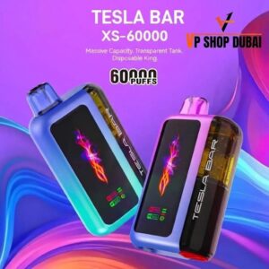 Tesla Bar XS 60000 puffs disposable vape with dual mesh coil and rechargeable battery