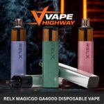 RELX MagicGo GA4000 Disposable Vape Dubai UAE with 4000 puffs, sleek design and premium flavor device