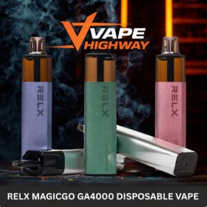 RELX MagicGo GA4000 Disposable Vape Dubai UAE with 4000 puffs, sleek design and premium flavor device